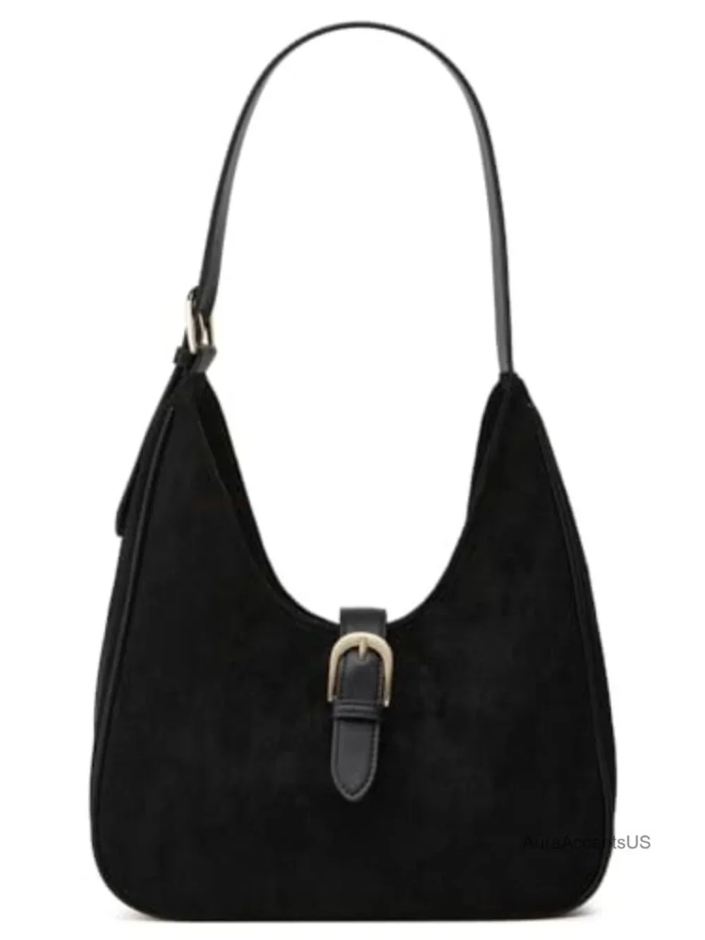 Slouchy Suede Saddle Hobo Bag Women's Cute Shoulder Crossbody Purse Travel